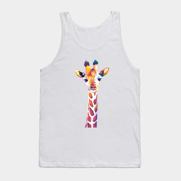 Baby giraffe Tank Top by giltopann